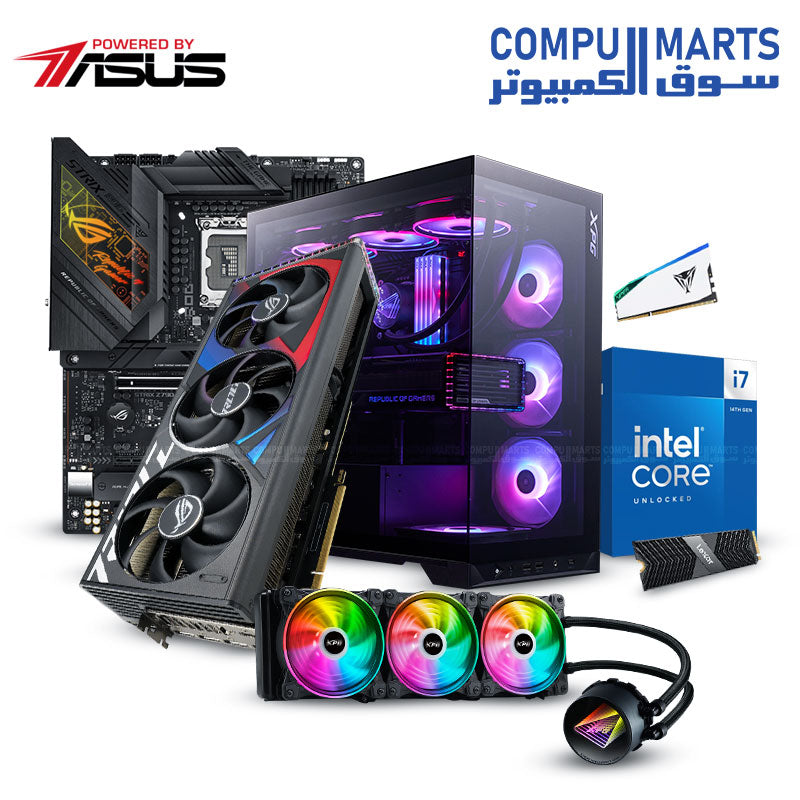 معالج Core I7-14700K وبطاقة RTX 4080 فائقة الأداء من ASUS HERO #4