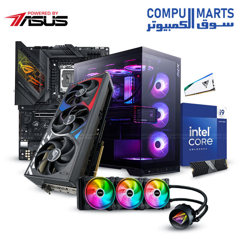 معالج Core I7-14700K وبطاقة RTX 4080 فائقة الأداء من ASUS HERO #4