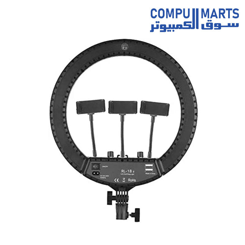 RL-18-LED-Selfie-Ring-Light-Mobile-Holder