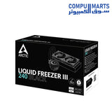 Freezer-III-240-Liquid-Cooler-Arctic-CPU-AIO-Water-Cooler