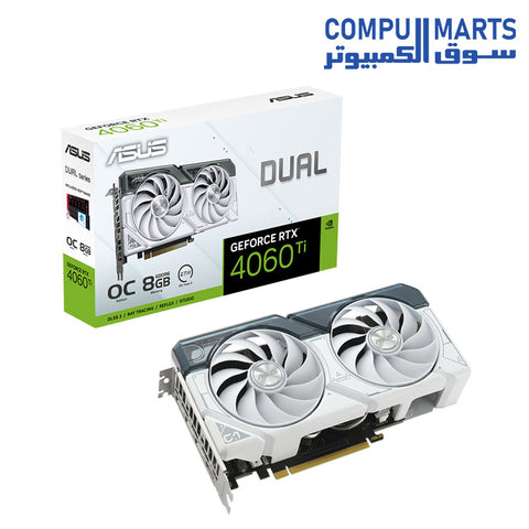 RTX 4060 Ti-GRAPHIC CARDS-ASUS-White-OC-8GB-GDDR6