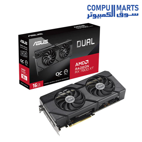 RX 7800 XT-GRAPHIC CARDS-ASUS-Dual-Radeon-OC-16GB-GDDR6