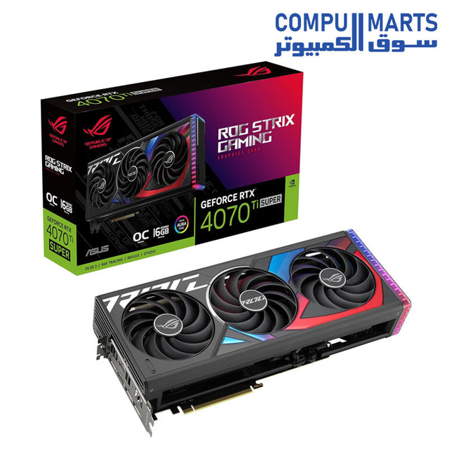 RTX 4070 Ti-SUPER-GRAPHIC CARDS-ASUS-ROG-Strix-16GB-GDDR6X-OC