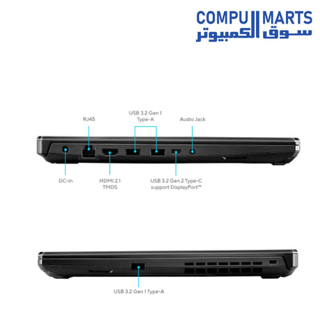 FA506NF-HN005W-ASUS-TUF-Gaming-Ryzen-5-7535HS-RTX-2050-512GB-ssd-8GB-ram