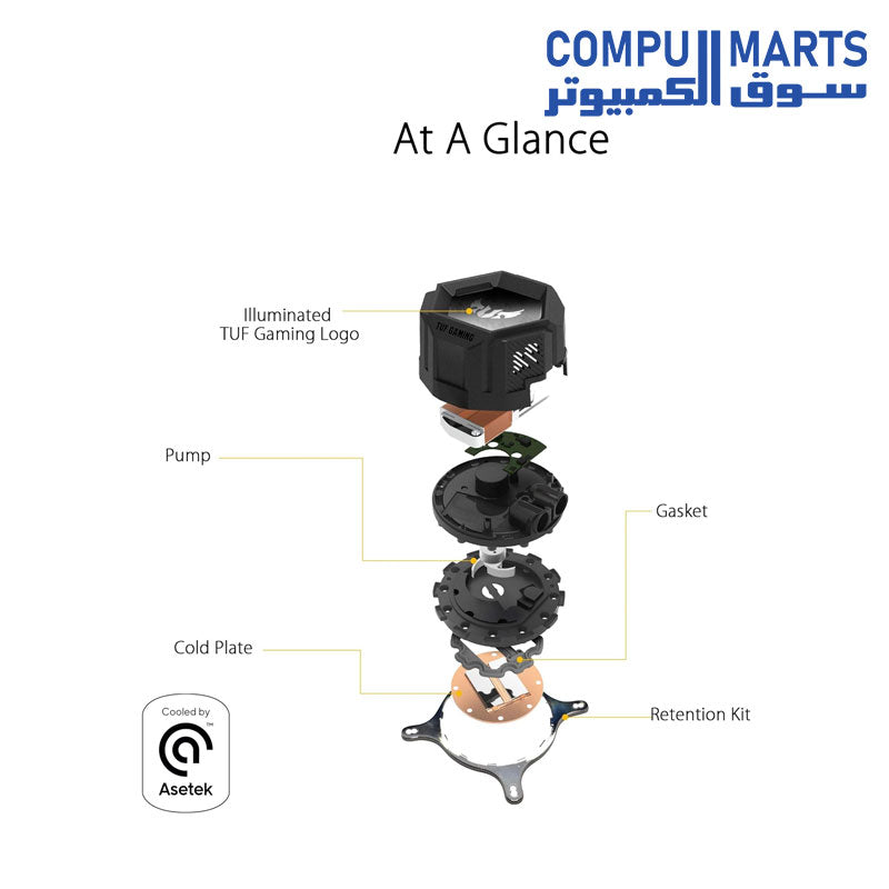 LC 240-Liquid Cooler-ASUS-TUF-RGB