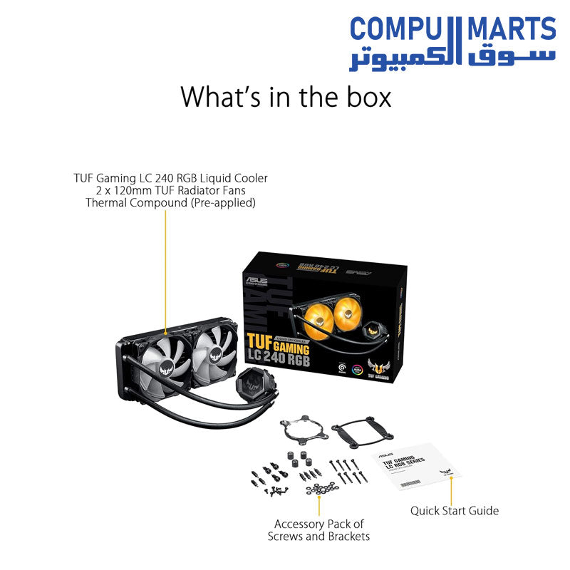 LC 240-Liquid Cooler-ASUS-TUF-RGB
