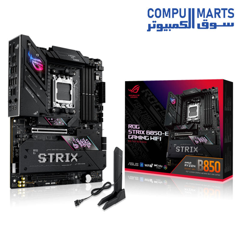 B850-E-ASUS-ROG-STRIX-GAMING-MOTHERBOARD-WIFI-DDR5-AMD