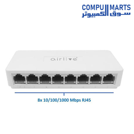 Airlive-live-8GT-8-port-SOHO-Gigabit-switch