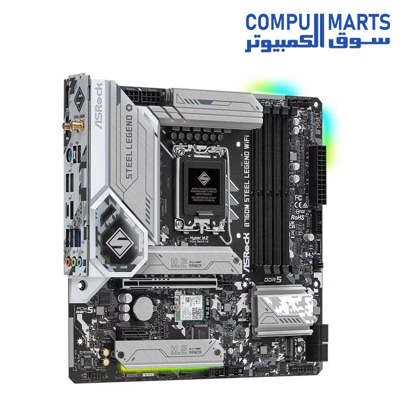 B760M-Steel-Legend-Motherboard-Asrock-Wifi-DDR5