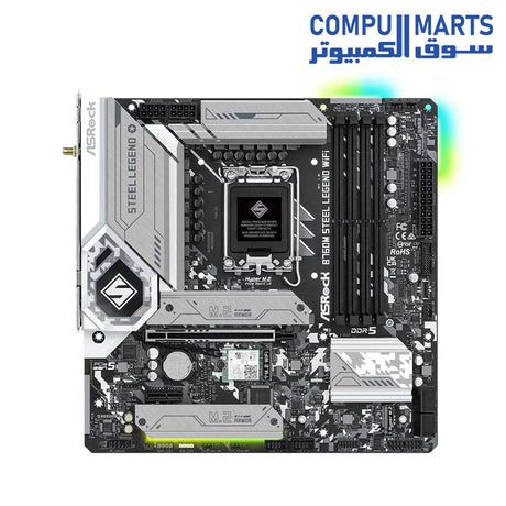 B760M-Steel-Legend-Motherboard-Asrock-Wifi-DDR5