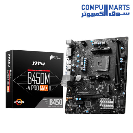 B450M-A-PRO-MAX-II-MOTHERBOARD-MSI-DDR4-MATX-AM4