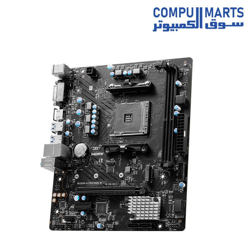 B450M-A-PRO-MAX-II-MOTHERBOARD-MSI-DDR4-MATX-AM4