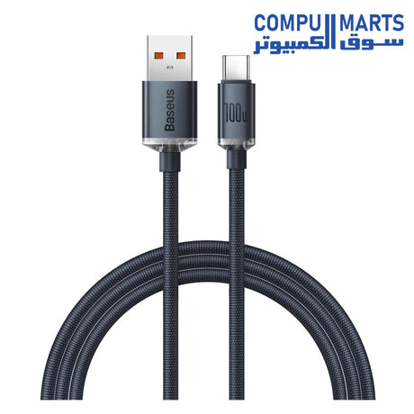 Crystal-Shine-Series-Cable-Baseus-USB-to-Type-C-100W