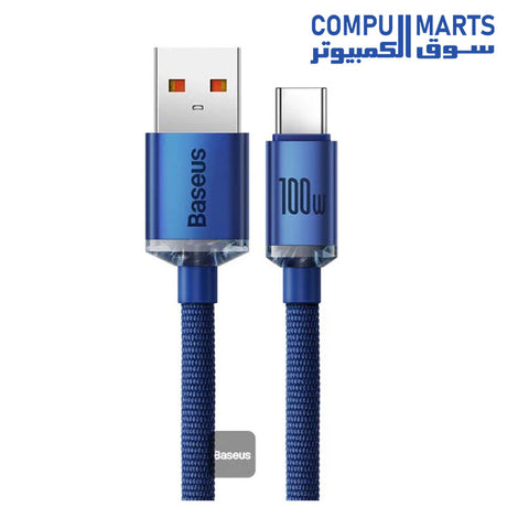 Crystal-Shine-Series-Cable-Baseus-USB-to-Type-C-100W