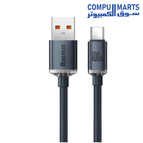 Crystal-Shine-Series-Cable-Baseus-USB-to-Type-C-100W