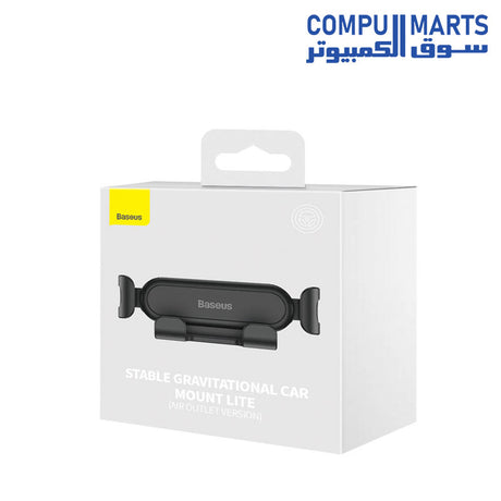 Gravitational-Car-Mount-Baseus-Air-Outlet-Version-black