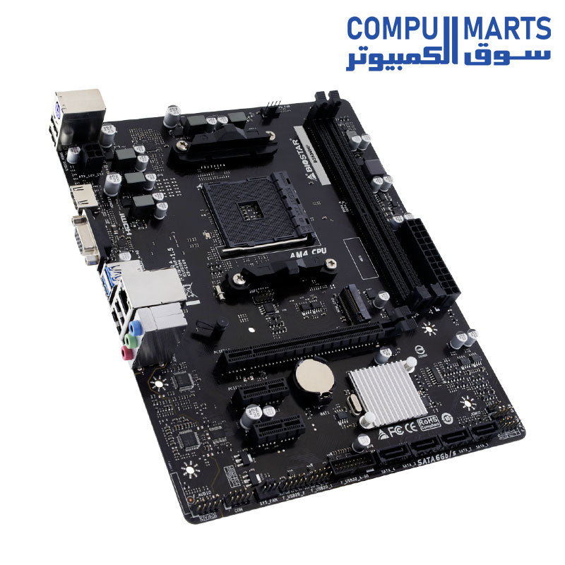  B550-Motherboard-Biostar-micro-ATX-DDR4-AMD-AM4 