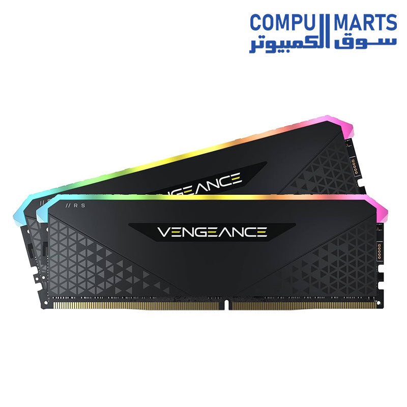 C16-RAM-CORSAIR-VENGEANCE-RGB-RS-32GB-2 x 16GB-DDR4-DRAM-3200MHz