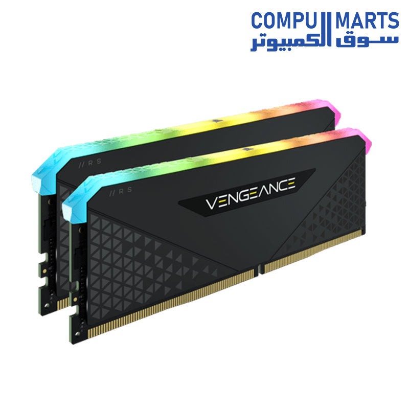 C16-RAM-CORSAIR-VENGEANCE-RGB-RS-32GB-2 x 16GB-DDR4-DRAM-3200MHz