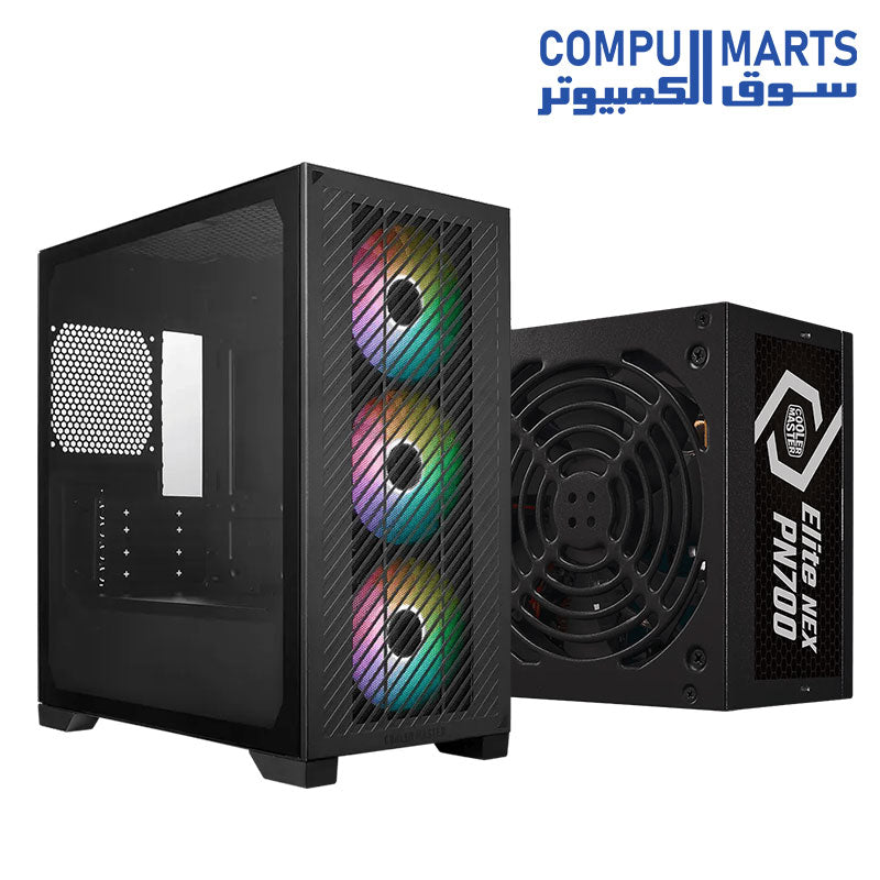 Cooler Master Elite 301 Lite Case + Elite NEX PN700 230V power Supply