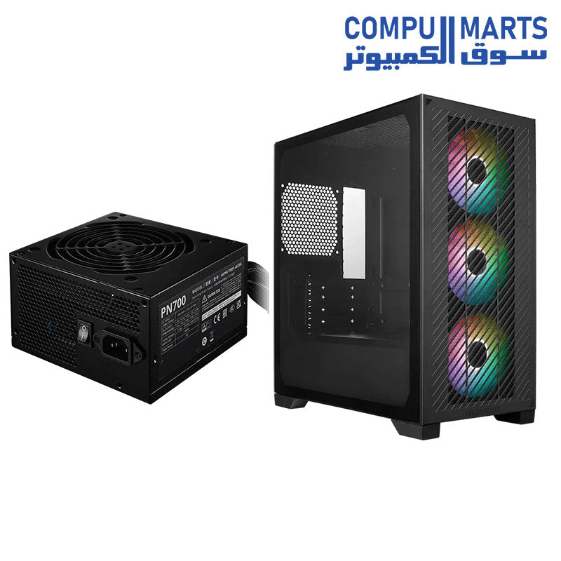 Cooler Master Elite 301 Lite Case + Elite NEX PN700 230V power Supply