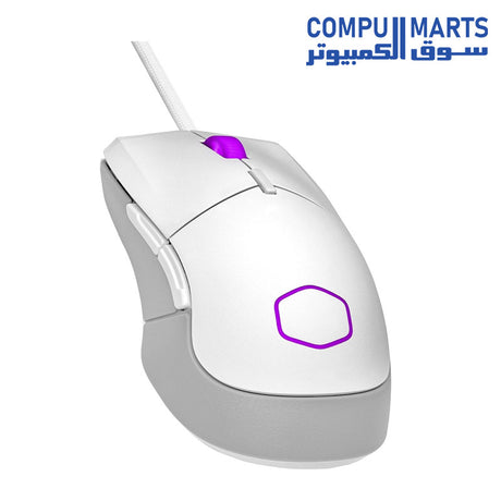 MM310-Mouse-Cooler Master-Wired-Matte-White