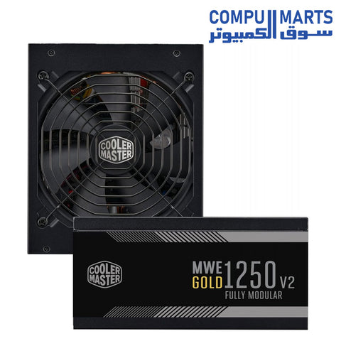 Cooler Master MWE Gold 1250 V2 ATX3.0 Full Modular 1250W 80 Plus Gold