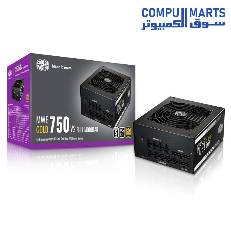 MWE-Gold-750-V2-Power Supply-Cooler Master-750W-80+ Gold