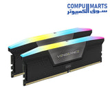 vengeance-rgb-ddr5-ram-corsair-black-5600MHz