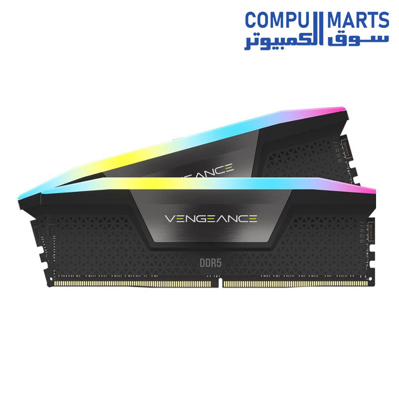 vengeance-rgb-ddr5-ram-corsair-black-5600MHz