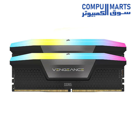 vengeance-rgb-ddr5-ram-corsair-black-5600MHz