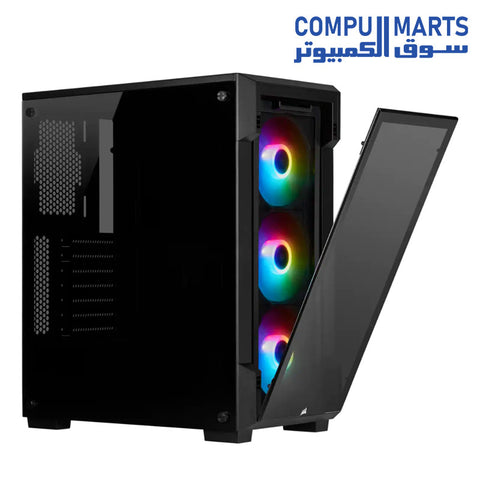 iCUE-220T-COMPUTER CASE-CORSAIR-RGB-Tempered-Glass-Mid-Tower