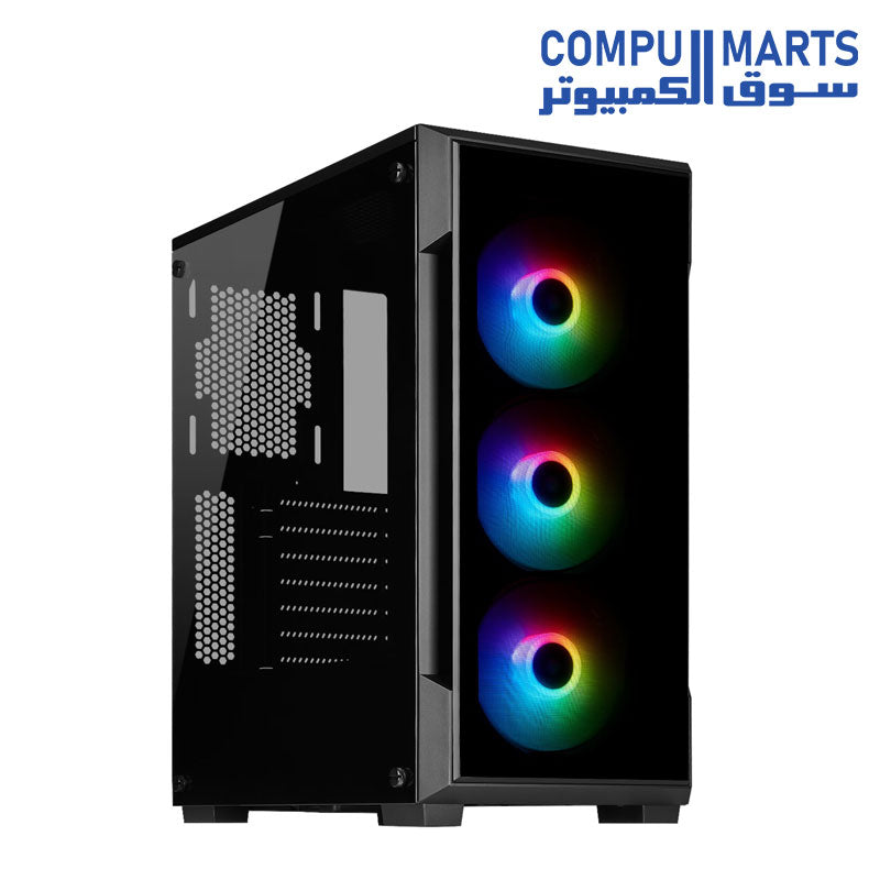 iCUE-220T-COMPUTER CASE-CORSAIR-RGB-Tempered-Glass-Mid-Tower