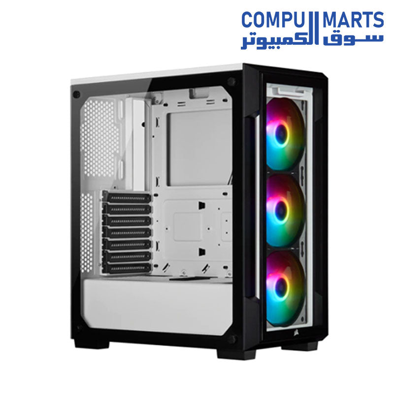 iCUE-220T-COMPUTER CASE-CORSAIR-RGB-Tempered-Glass-Mid-Tower