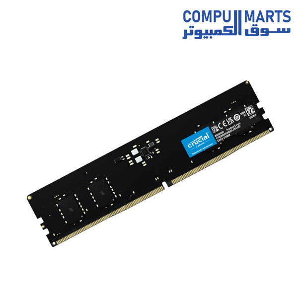 Crucial 8GB DDR5 – 4800HZ UDIMM – Compumarts - سوق الكمبيوتر