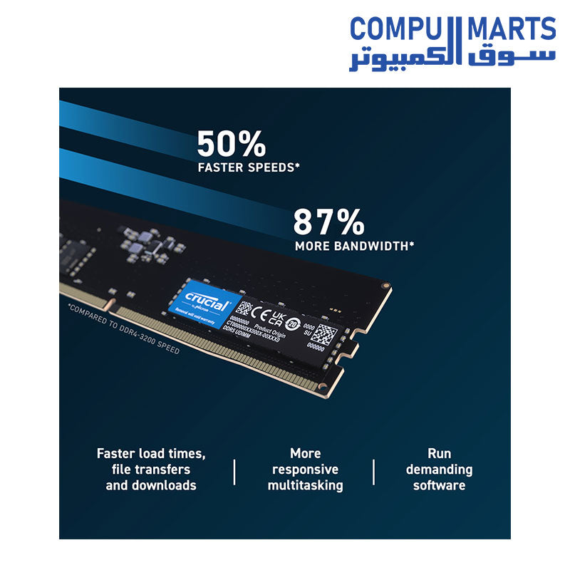 DDR5-4800HZ-RAM-Crucial-UDIMM