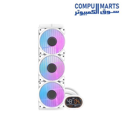 DARKFLASH- DH360D- LIQUID COOLER -DISPLAY-LGA-AM5-360mm 
