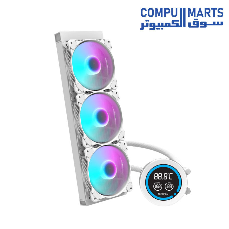 DARKFLASH-DN360D-LIQUID-COOLER-WITH-DIGITALDISPLAY-AM5-360mm -CPU -LGA 