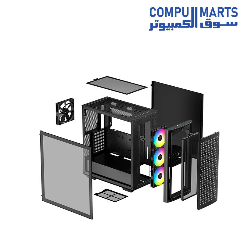 Deepcool FRONT PANEL/STEEL/GLASS FOR CK560