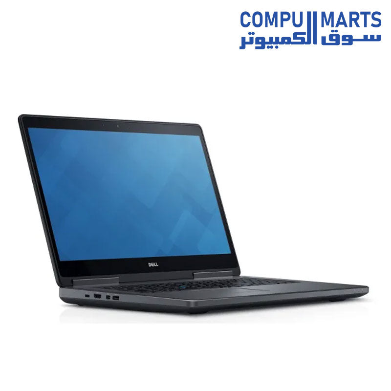 Precision 7720-USED LAPTOP-Dell-Intel Core-i7-7820HQ-PRO WX 4130-16GB-256GB