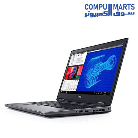 Precision-7730-laptop-Dell-I7-8850H-16GB-Ram-512GB-SSD-Quadro-P3200-6GB-17.3″-Inch-FHD