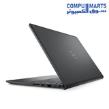 Dell Vostro 3520 Laptop - 12th Intel Core i5-1235U 10-Cores, 8GB RAM, 256GB SSD, Intel UHD Graphics, 15.6" FHD (1920 x 1080) 120Hz 250 nits Anti-Glare, Ubuntu - Carbon Black