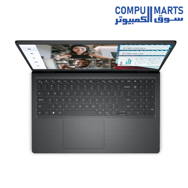 لابتوب Dell Vostro 3520 - Intel Core i5-1235U 10-Cores من الجيل الثاني عشر، ذاكرة وصول عشوائي سعتها 8GB، قرص SSD سعة 256GB، رسومات Intel UHD، شاشة 15.6 بوصة FHD (1920 × 1080) 120 هرتز 250 شمعة مضادة للتوهج، نظام التشغيل Ubuntu - أسود كربوني

