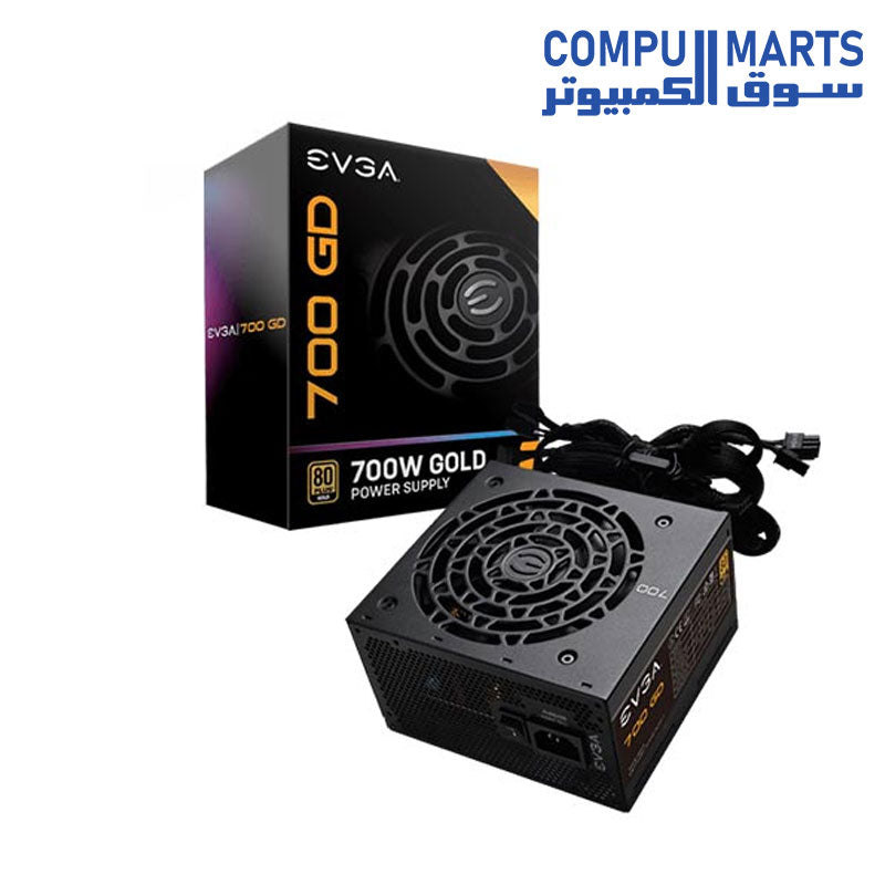 100-GD-0700-V2-Power Supply-Evga-700W-80-Plus-Gold