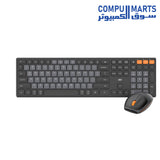 Fantech GO WK895 Wireless Keyboard Mouse combo