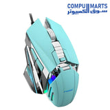 Forev FV-507 Gaming Mouse – Adjustable Weight for the Best Control – 1 Wheel & 6 Buttons – Up to 7200 DPI – 7 Selectable RGB modes – Durable Metal Base Plate for PC Computer