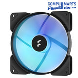 Aspect-12-Computer-Fan-Fractal-Design-RGB-Black-Frame-3-Pack