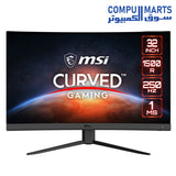 G32C4X-Monitor-MSI-1 ms-250Hz-Curved-32-1920 x 1080