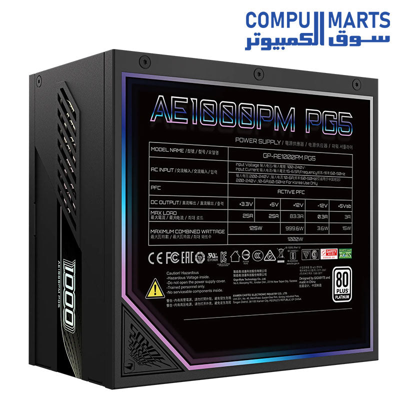 P1000W-Power-Supply-GIGABYTE-80-plus-Platinum-Full-Modular-PCIe-5.0