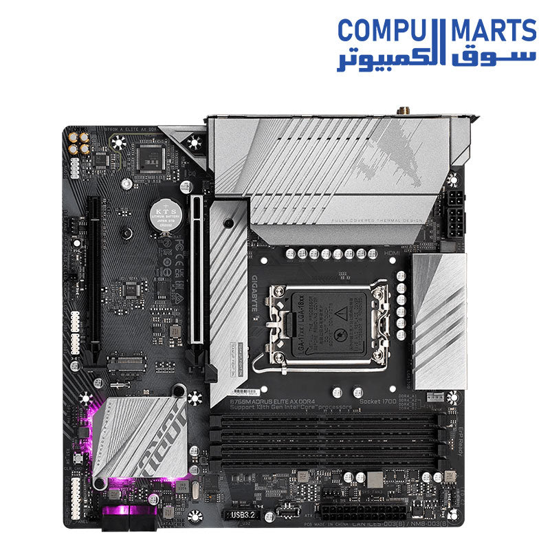 B760M-AORUS-ELITE-AX-Motherboard-GIGABYTE-DDR4 